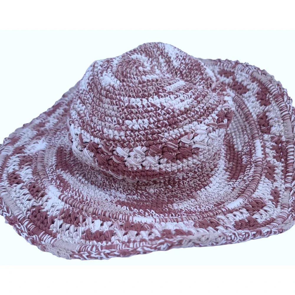 NEW FREE PEOPLE LUSANA BOCA WIDE BRIM SHADE HAT WOVEN SOFT STYLE O/S ONE SIZE